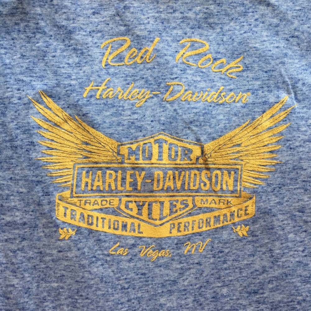 Harley Davidson Tee- Red Rock at Las Vegas, Nevada